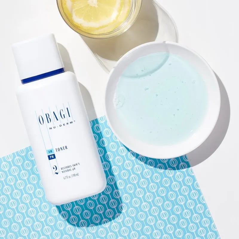 Obagi-Medical Nu-Derm Toner, Gentle Cleansing Daily Toner for Dry Skin, Hydrating Skincare Product, Face, Light, Adults, Witch Hazel, 6.7Oz, Anti-Acne, Balance Skin Feel, Natural Extracts