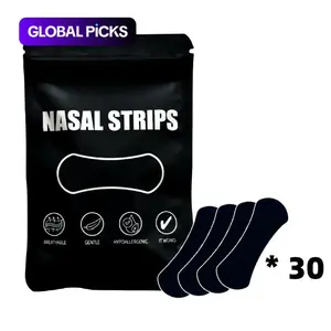 Breathable Comfort Nasal Strips, Anti-Snore Sleep Aid, Oil & Sweat Resistant, Wide Body Universal Fit #GLOBAL PICKS