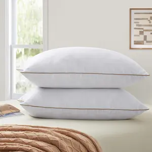 Bafode Goose Feather Down Alternative Pillow Bed Pillow Set of 2