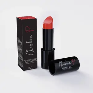 Christina P Atomic Red Lipstick
