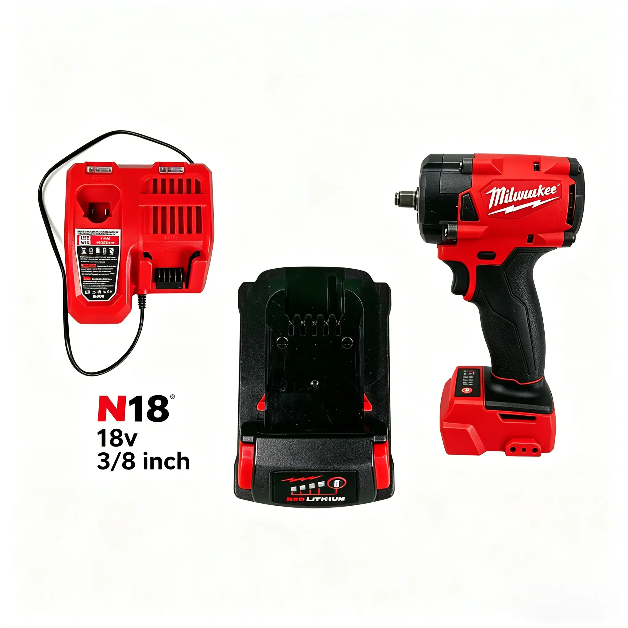 Milwaukee Power Tool Set - 3/8 in Case & Socket Adapters, Brushless Handheld Power Drill/Driver, Compact Corded Circular Saw with Laser Guide, Wide Beam Flood Light, 3-Axis Wood Tool, High Torque Impact for Auto Repair Mechanics, Power Tools, Brushless Mo