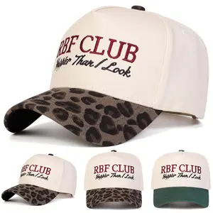 Unisex Letter Embroidered Two Tone Five-panel Baseball Cap Outdoor Adjustable Sunscreen Leisure Hat Spring Autumn Travel Tourism Beach Vacation