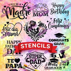 Delicias Stencils for Desserts / Delicias Stencils para Postres