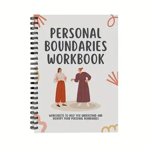 Boundary Therapy Worksheets and Diary Prompts, Mental Health Plan Insert, Self-Help, Counseling, Emotional Health, Psychological Well-Being
