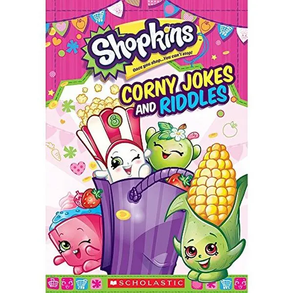 USED Book - Shopkins: Corny Jokes and Riddles by Scholastic (Paperback) - english