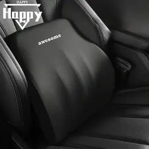 Car Headrest & Lumbar Support Set, Memory Foam Cushion, Thickened Neck Pillow, Universal Fit for All Seasons, Posture Correction Backrest