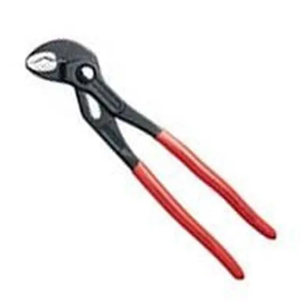 Knipex Cobra Adjustable Gripping Pliers - 1 Pair Chrome Vanadium Steel 8701-16 Wide Jaw Set with Button Action, Single-Hand Adjustment, Fast & Firm Adjustment, Slim Jaw Profile for Access in Tight Places, Easier & More Secure Working, Tight Spaces, Pliers