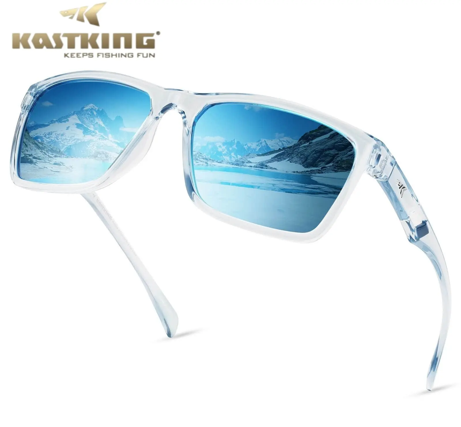 [Back to School Gift] KastKing FlatRock Sunglasses OR Huzzah Sunglasses | Polarized Sport Sunglasses for Men and Women, Ideal for Driving Fishing Cycling Running, UV Protection，Best Gift for Fishing Mom SummerVibes,Summer Survivals