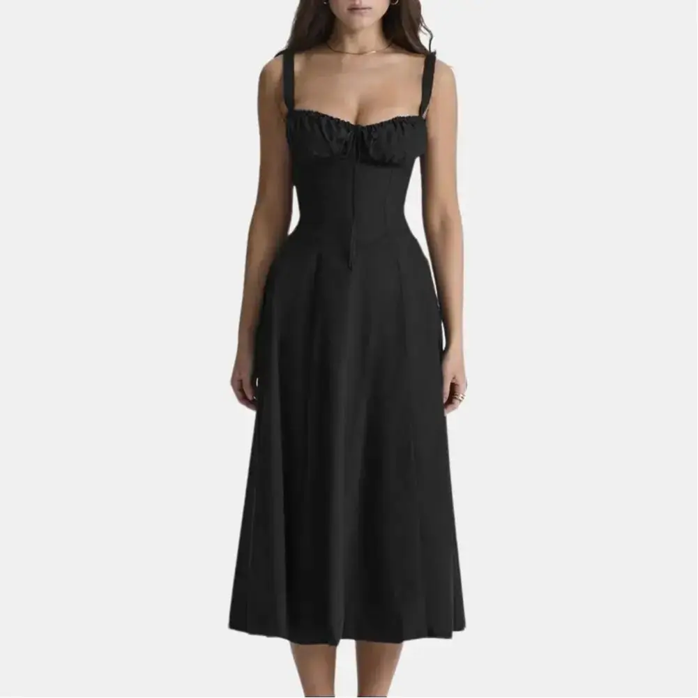 Comfortable Midi Dress for Women Sleeveless Party Dress Elegant Lace-up Bandeau Dress with Corset Design Side Split Hem Women's Formal Polyester Womenswear Casual Ladies Collar Day - TikTok Shop Comfortable Midi Dress for Women Sleeveless Party Dress Elegant Lace-up Bandeau Dress with Corset Design Side Split Hem Women's Formal Polyester Womenswear Casual Ladies Collar Day - TikTok Shop