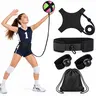 Volleyball Rebounder Training Set with Fast-Move Secure Design, Adjustable Elastic Cord Waist-Bound Air Control Gear, Included Balls, Light & Portable for Beach Use, Enhances Hand Coordination, Improves Timing & Accuracy (All Ages Indoor/Outdoor)