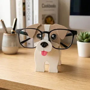3D Printed Jack Russell Glasses Holder & Desk Organizer | Cute Dog Eyeglass Stand | Puppy Gift for Dog Lovers
