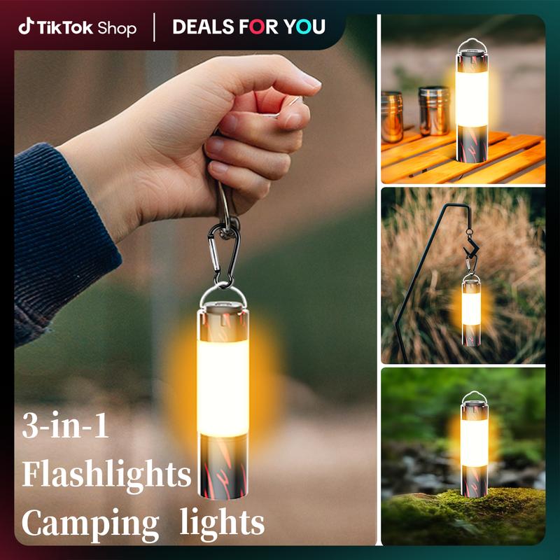 3-in-1 Flashlights Camping lights, Super Bright High Lumens ...