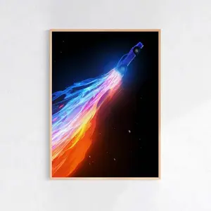 Vintage Rocket League Gaming Room Poster  Retro Gaming Wall Art Print