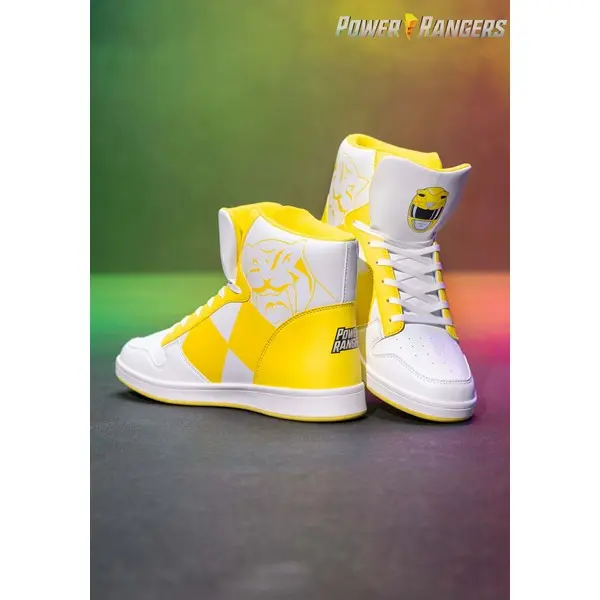 Yellow Costume Inspired Power Rangers Sneakers