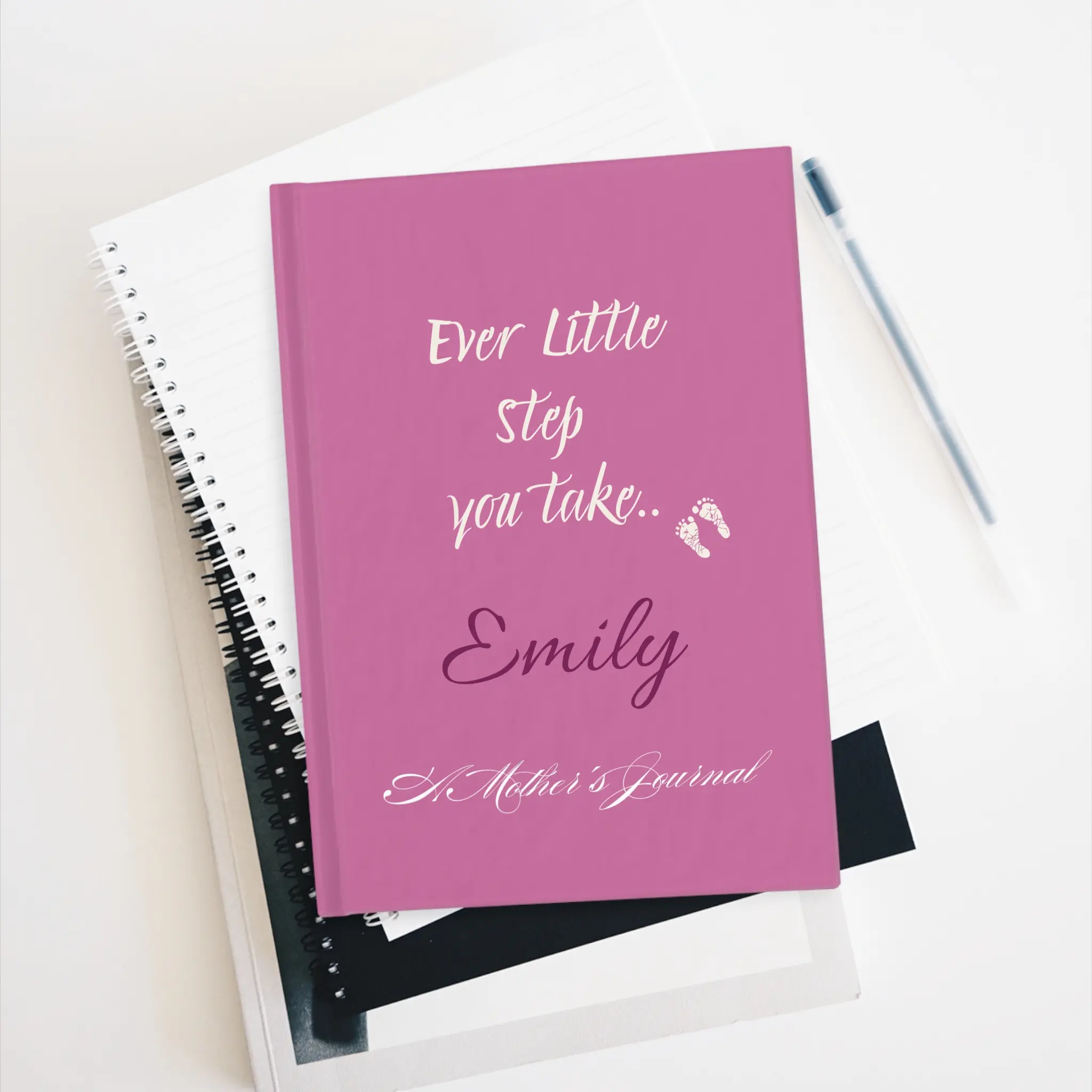 Motherhood Journey Journal - Baby Bump to Age 5, Pregnancy Diary, Mom Memory Book, Baby Shower Gift, Parenting Planner