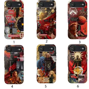 Red Rising Phone Case for iPhone For Samsung , Phone Accessories, Cute Phone Case, Fashion Case, Perfect Gift for HerHim, Phone Case for iPhone, Creative Dual Layer Case