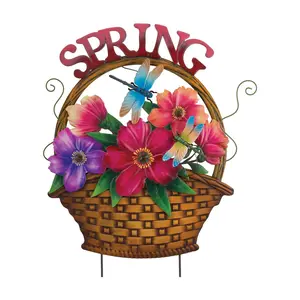 Regal Art & Gift Basket Flower Stake - Spring