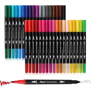 Markers for Adult Coloring Books,36 Coloring Markers for Adults Tweens,Dual Art Marker Set for  Journaling,Colored Pens for Art Supplies,Brush Pens for Christmas Gifts