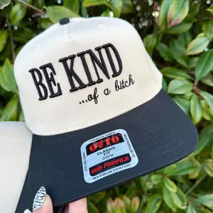 Be kind… of a b baseball hat