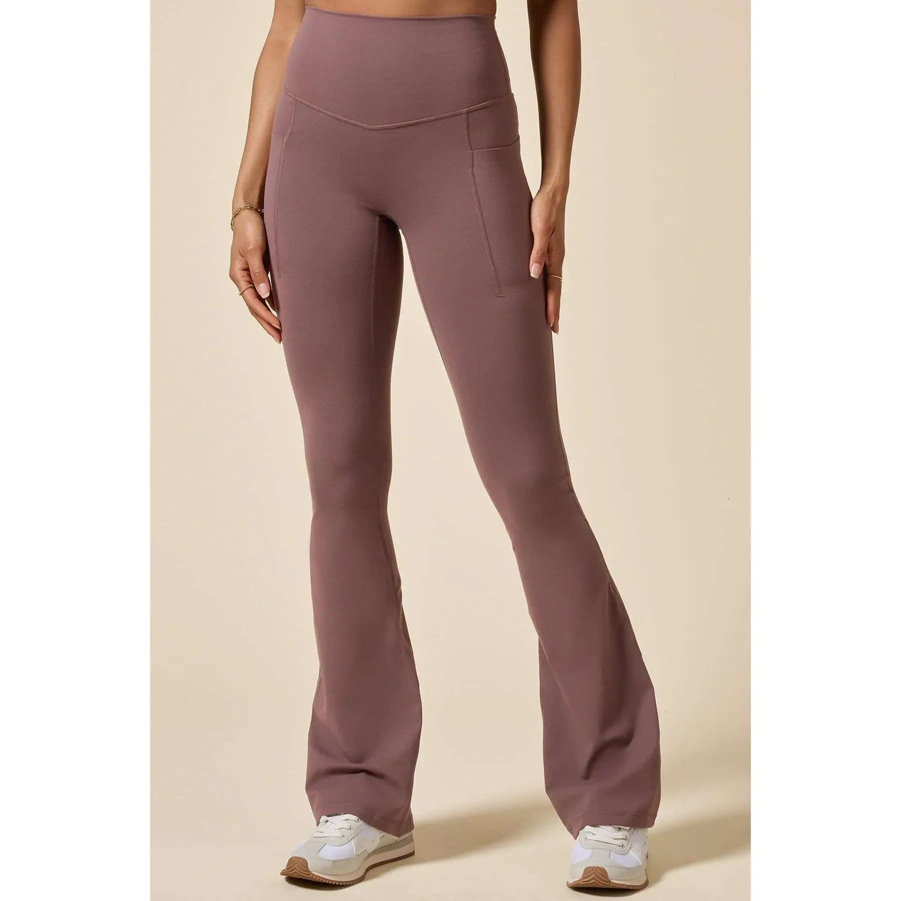 Supersculpt™ Flared Legging with Pockets - Peppercorn Supersculpt™ Flared Legging with Pockets - Peppercorn