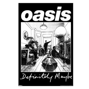NO FRAME INCLUDE - The Oasis Definitely Maybe Wall Poster Music Fans Poster Home Hanging Decoration Wall Art Poster Decor Gifts For Fans