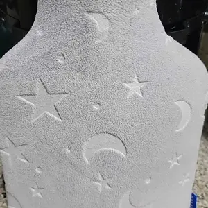 Hot Water Bottle with Soft Cover, 2L Hot Water Bag for Menstrual Cramps, Neck and Shoulder Pain Relief, Hot and Cold Therapies, Hand Feet Warmer, Dark Grey