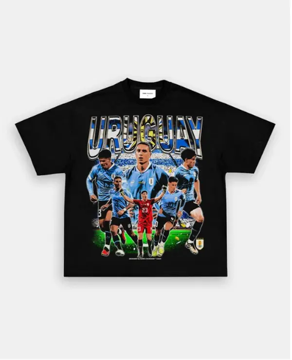 Uruguay Tee, Graphic Sport T-shirt, Vintage Soccer Player Shirt ,Playoffs,Y2k , Soccer Apparel , Gift For Soccer Fans, Gift For him