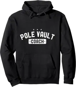 Pole Vault Coach Vintage Pole Vault Pullover Hoodie