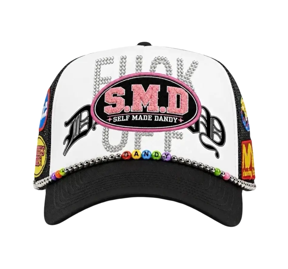 DANDY HATS SELF MADE WHITE SNAPBACK HAT ONLY! DANSMD WHT