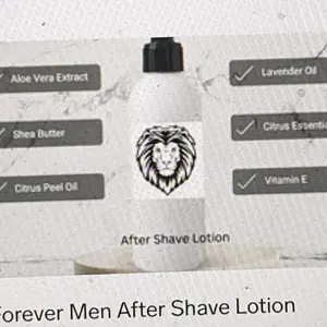 Organic Aftershave Lotion Hydrating Sensitive Skin All Skin Types Facial