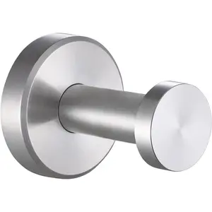 Brushed Nickel Towel Hook, 304 Stainless Steel Robe Hook for Bathroom, Heavy Duty Hand Towel Hanger Wall Mounted