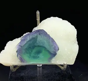 Green octahedral fluorite  natural crystal Home Decoration