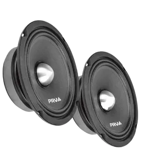 2x PRV Audio 6.5" Midrange Bullet Shallow Car Speaker 4 Ohm 6MR250B-4 SLIM 500W