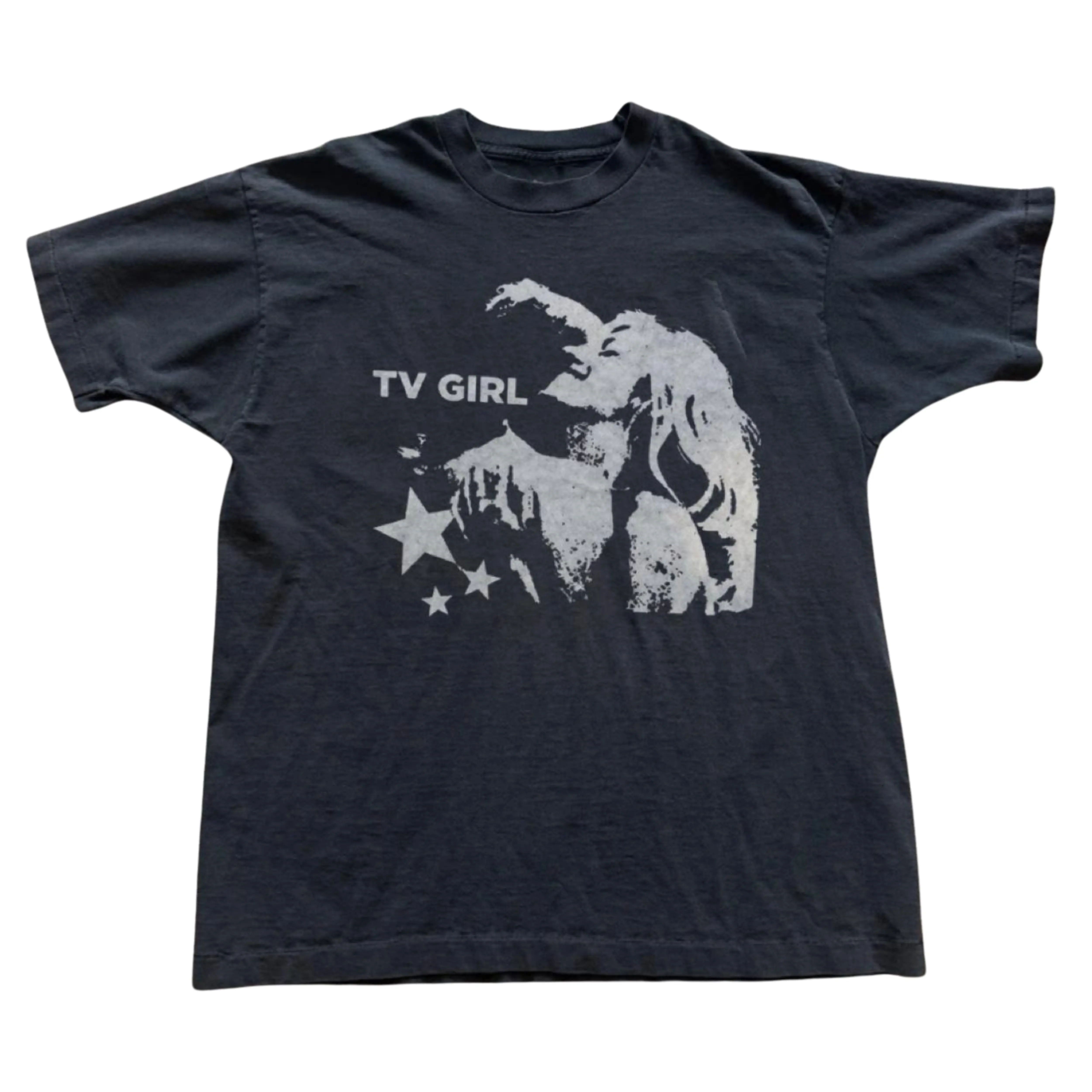 Gildan Men's and Women's T-Shirt, Vintage TV Girl Band Graphic Tee, Y2K Grunge Streetwear Shirt, Indie Pop Music Fan Tops, Retro Silhouette Alt Aesthetic Apparel, Downtown Girl Fashion Clothes, Vintage Gift Tees