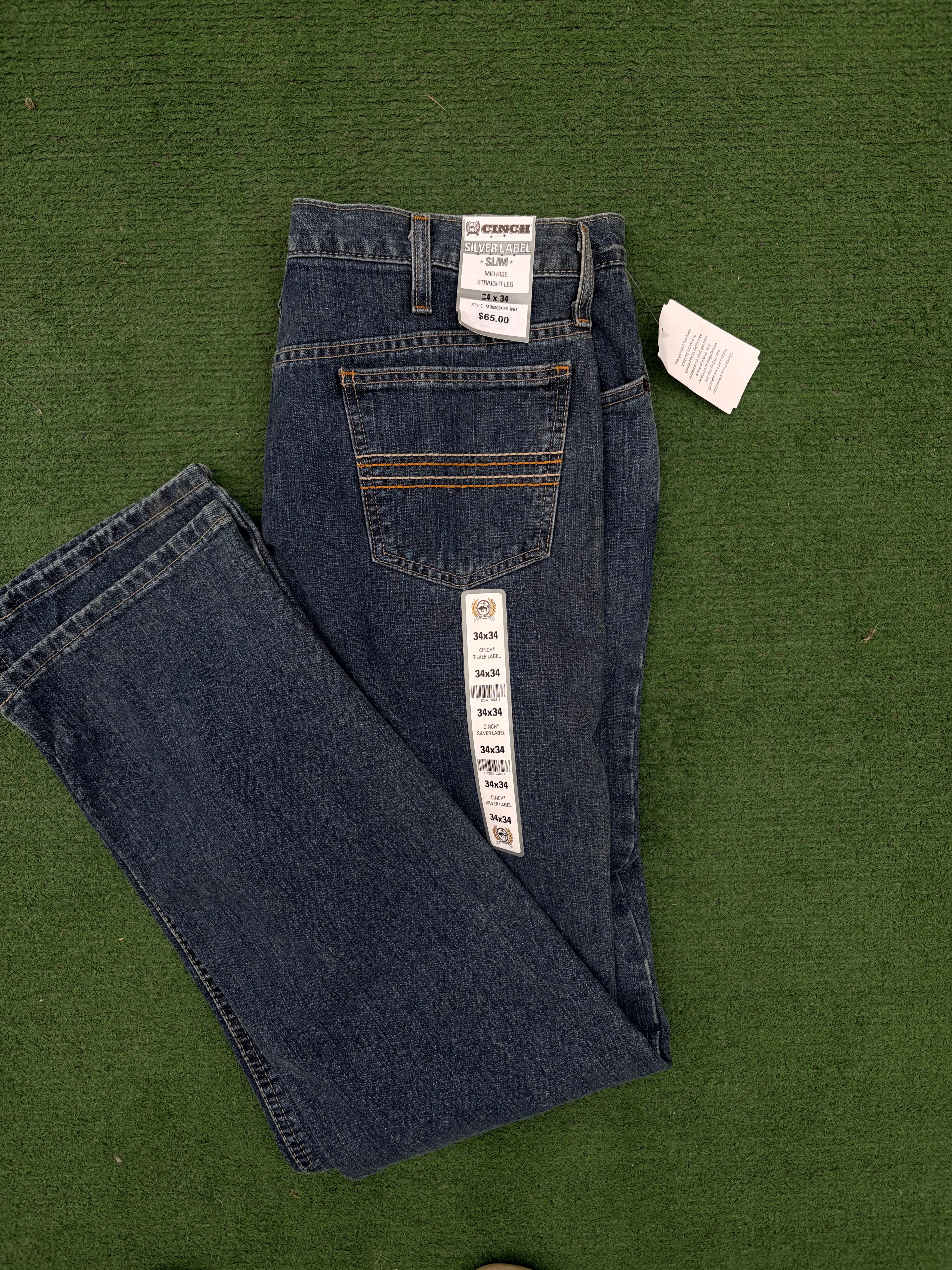 CINCH SILVER LABEL SLIM FIT MID RISE