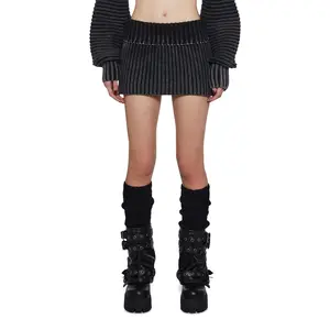 Warp Washed Sweater Skirt