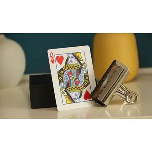 N2G & WZ Stealing Card Clip Red Magic Trick for Card Selection and Performance with Visual Emphasis for Magicians