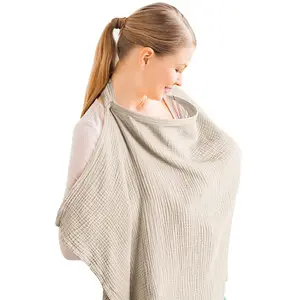INS Style Multi-Use Nursing Shawl!Soft Cotton for Feeding & Baby Swaddle ✨