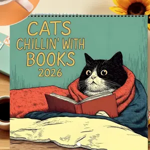 2026 Cat Calendar 12 Monthly Cats Wall Calendar 2026 Planner Funny Family Planner