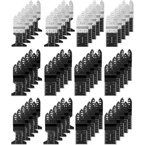 Oscillating Tool Blades, Universal Metal Wood Plastic Multitool Blades Quick Release Saw Blades Compatible with Fein Multimaster, Milwaukee, Makita, Bosch, Dewalt, Ryobi, Craftsman