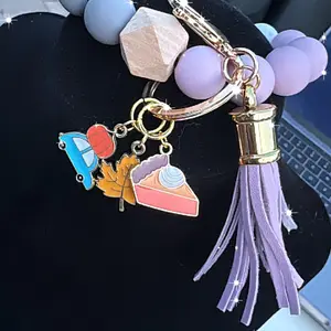 Chunky Keychain Charm your Self - Keychains in Various Designs Navy Pendant pendants silver charms customized jewelry business cartoon beads jewellery woman key decorative key