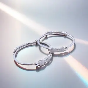 Full Silver s999 bracelet Sterling Silver bracelet Ladies push-pull bracelet can be freely adjusted size to send girlfriend birthday holiday gift Silver weight 19 g /0.67 oz