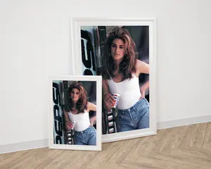 Pepsi Poster Print - Cindy Crawford | Iconic Print | Luxury Poster | Fashion Poster | Wall Art | Vintage Print | 80's | Photography Print