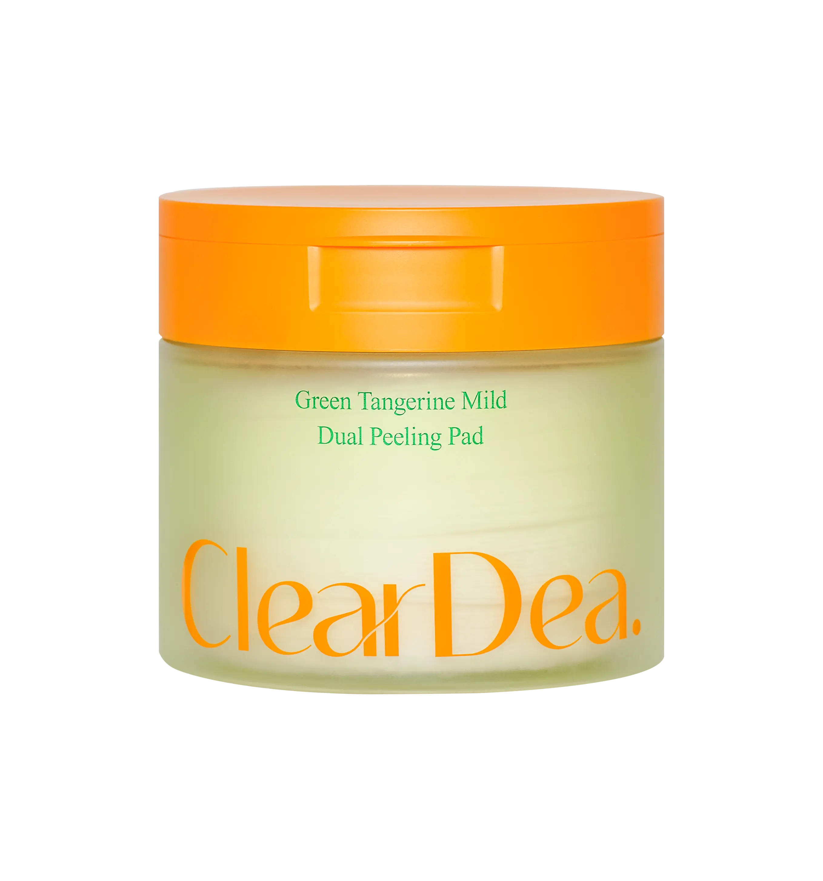 ClearDea Green Tangerine Mild Dual Peeling Pad 140ml, 50 pads