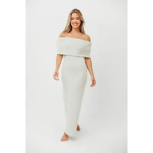 Brit Maxi Dress in Seafoam - Bump Friendly