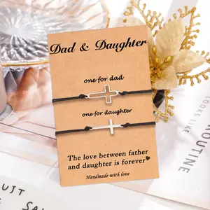 Matching Bracelets Gifts for Dad Daughter Dad Son Gifts for Christmas Valentines Day Birthday Bracelet Gift from Dad Gift To Daughter/Son