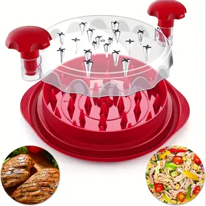 New Chicken Shredder Visible Meat Shredder Machine for Chicken Breast Beef Pork, No-Slip Strip & Ergonomic Handle