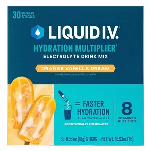 Hydration Multiplier Electrolyte Drink Mix - Orange Vanilla Dream - 30x0.56oz