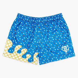 Baseball Lifestyle 101 Ice Cream Youth Shorts (Unisex) - USA Edition | Lightweight & Breathable | Streetwear Summer Shorts for Casual & Outdoor Style | Perfect Gift for Him