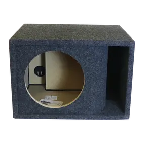8 in Single Kerf-Vented Enclosure- all 3/4 inch USA built Subwoofer Enclosure Precision CNC-Cut, Premium MDF Construction. Proudly USA Made.